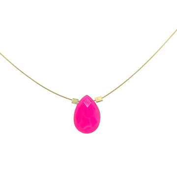 Pink Chalcedony Necklace