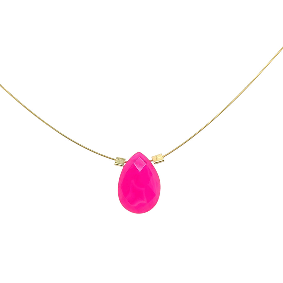 Pink Chalcedony Necklace