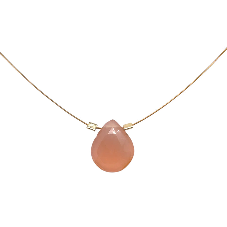 Pink Chalcedony Necklace