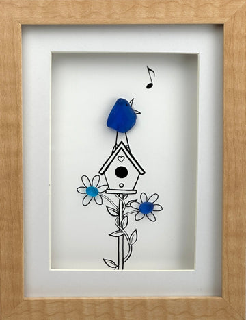 Sea Glass Bird Singing