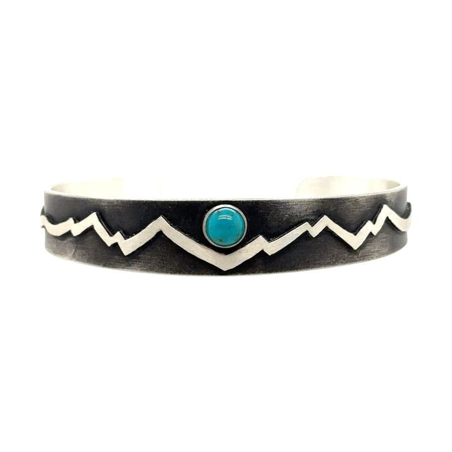 Mountains Bracelet with Turquoise - Tapered