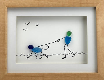 Sea Glass Dog Walker