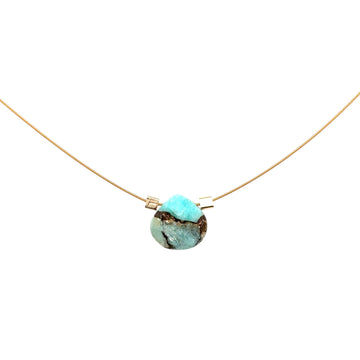 Amazonite with Copper Necklace