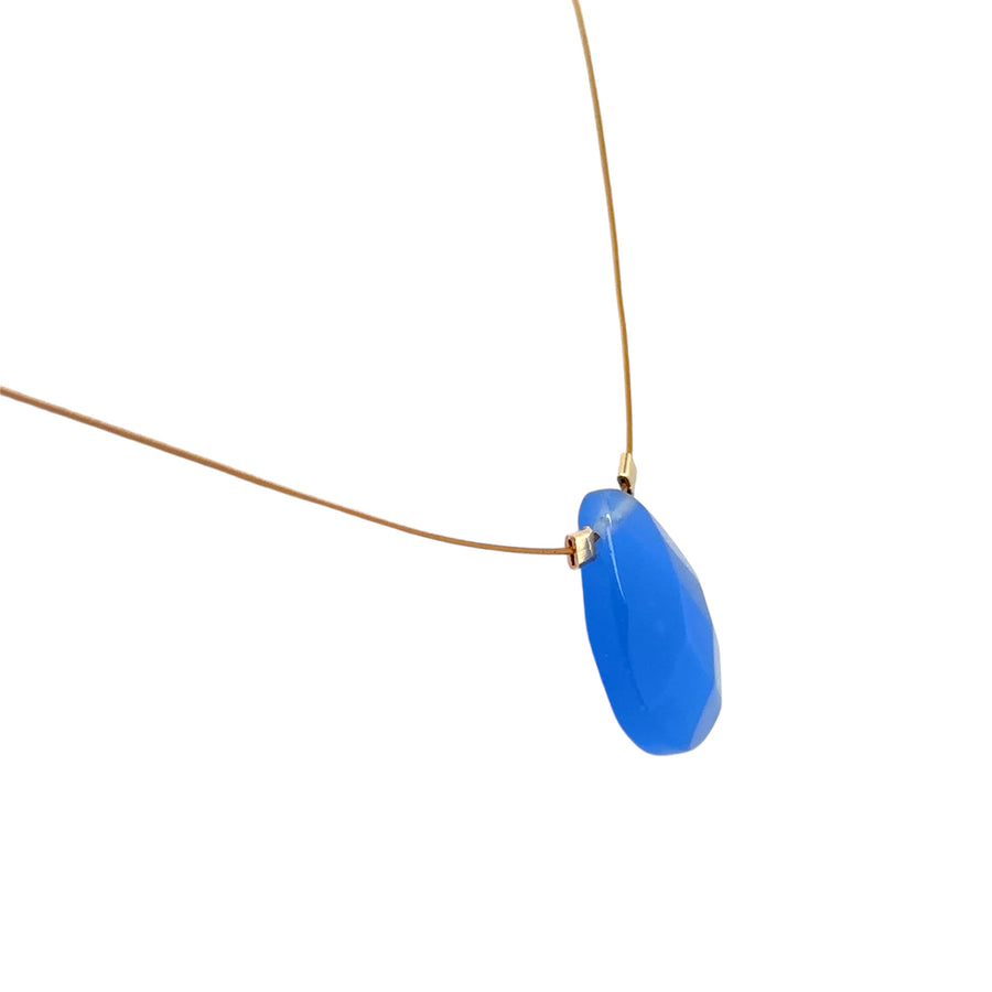 Czech Quartz Necklace - Periwinkle