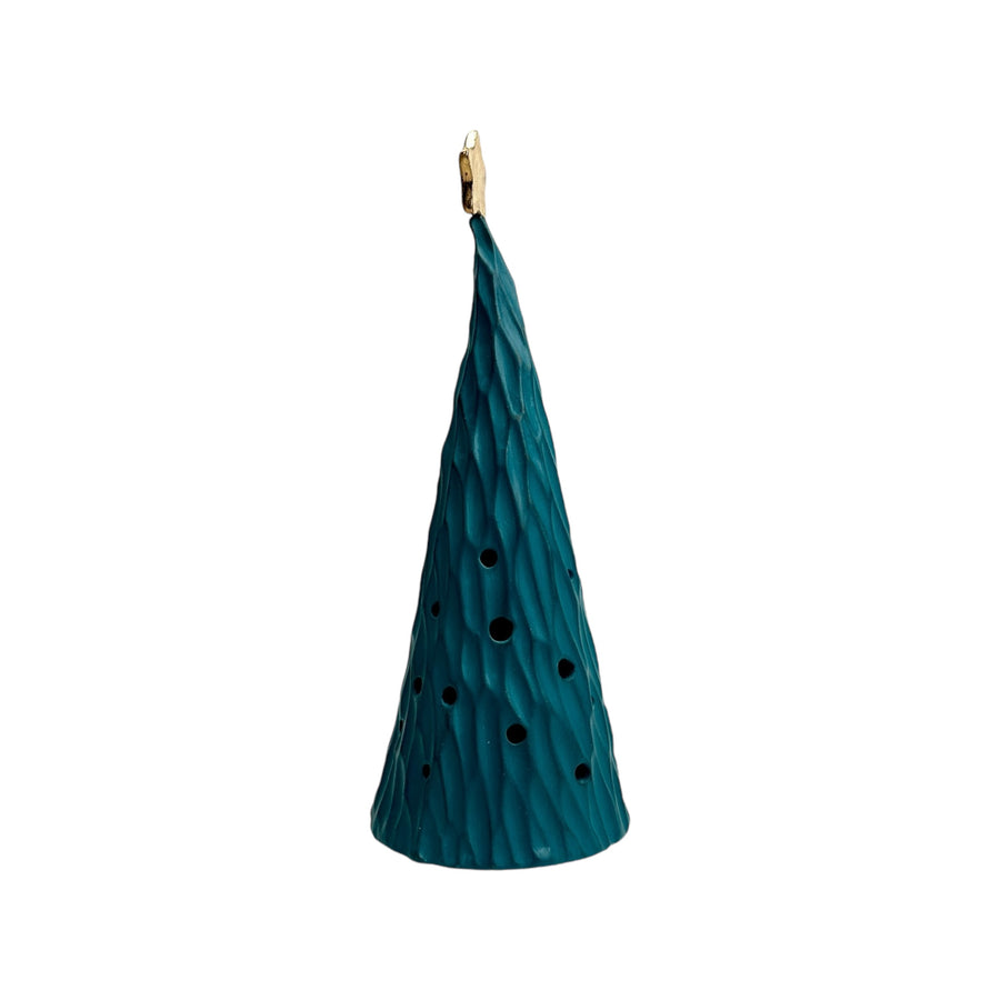 Holiday Luminary Tree - Teal - Medium