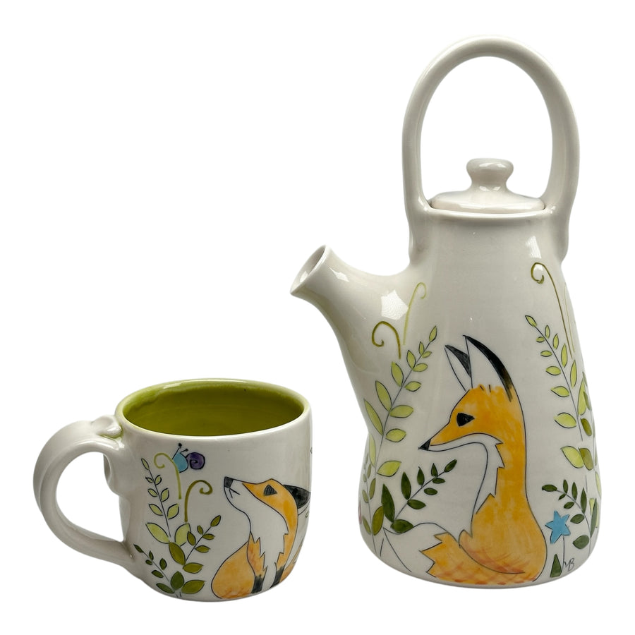 Fox and Fern - Teapot - Large