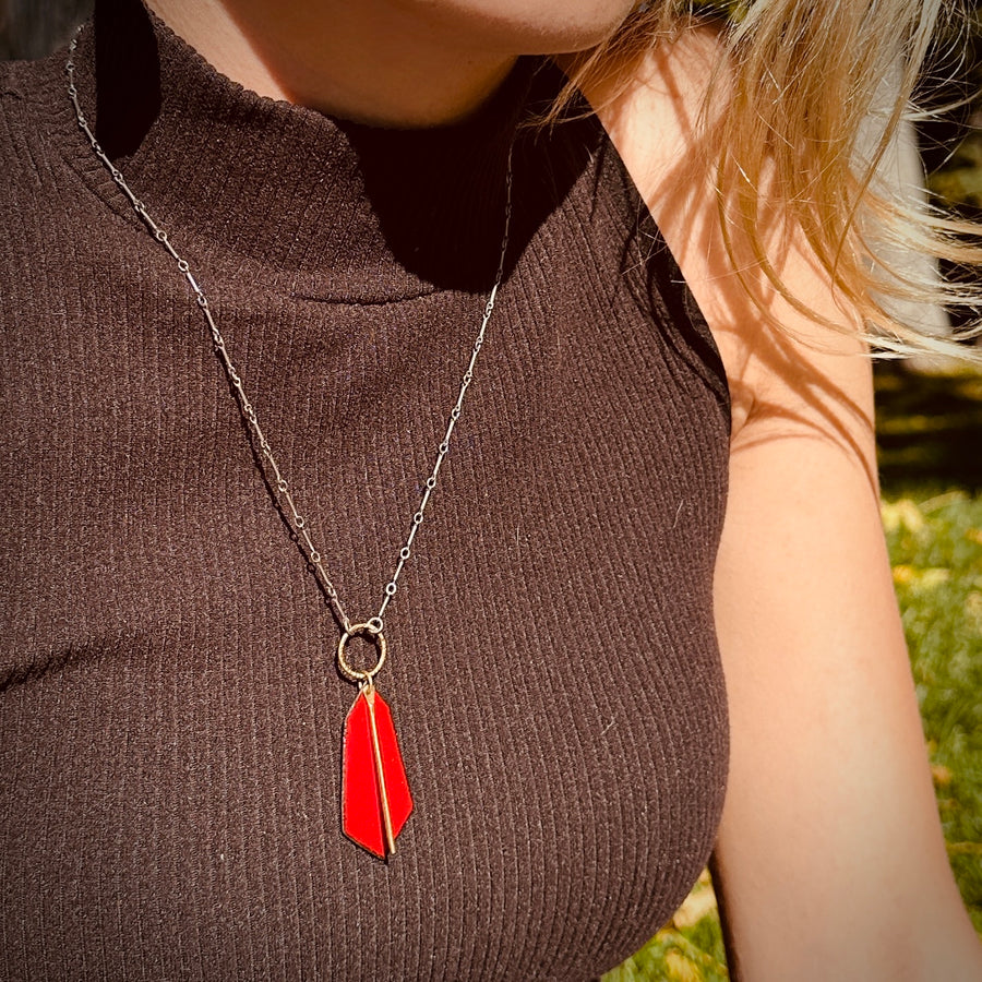 Red Leonid Necklace