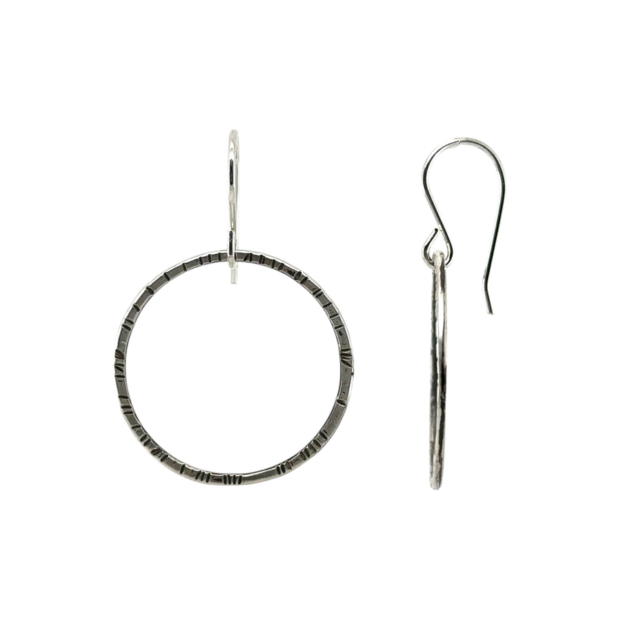 Earrings - Stamped Circles
