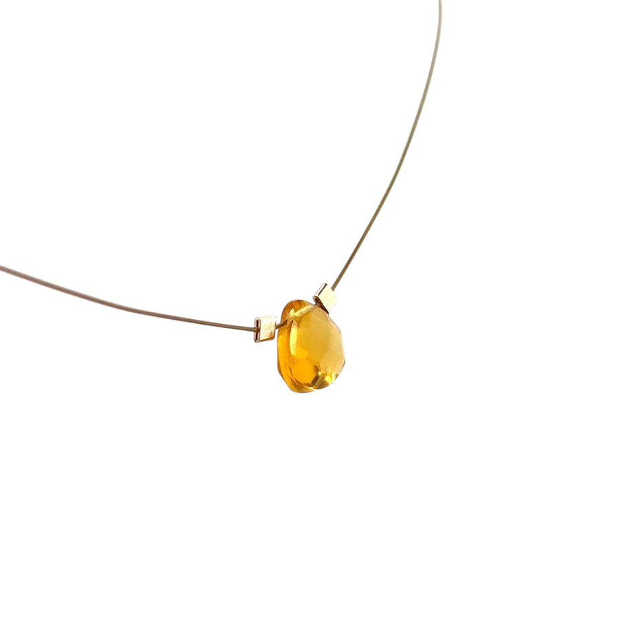 Yellow Topaz Necklace