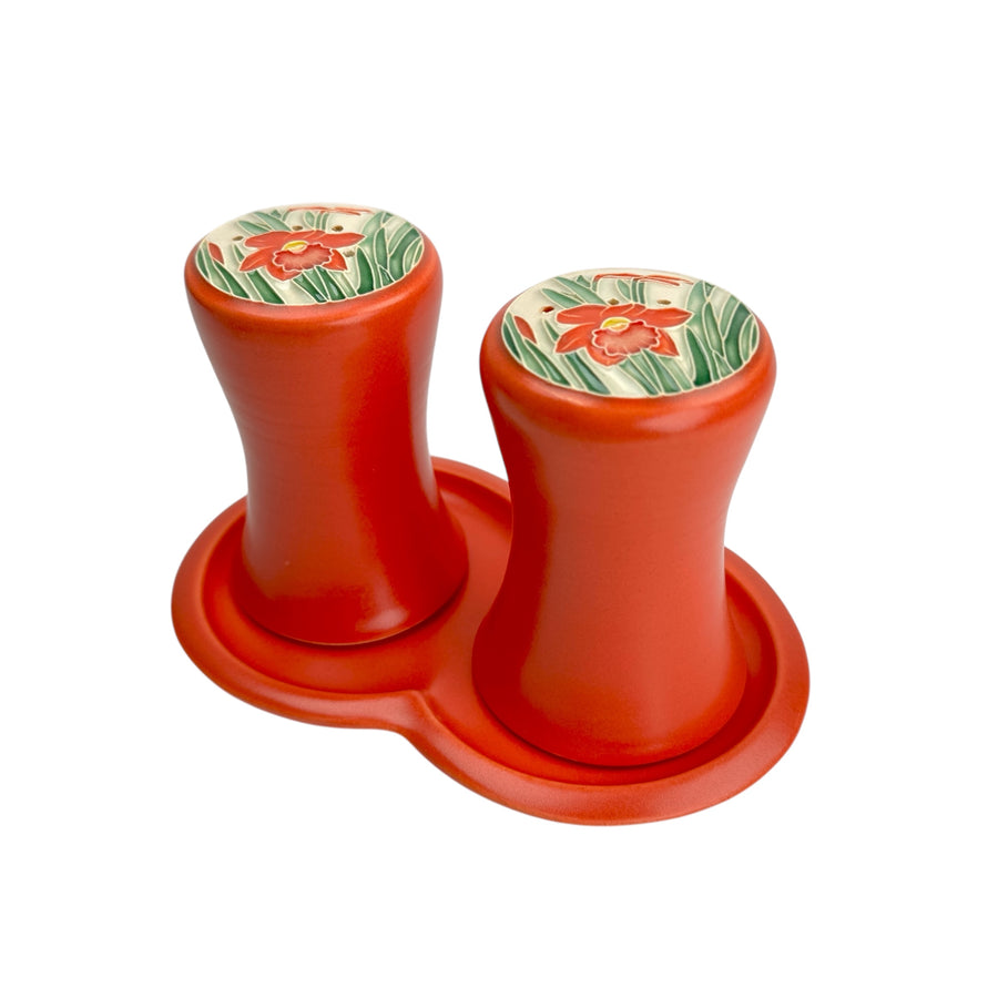 Salt & Pepper Set - Daffodil - Red