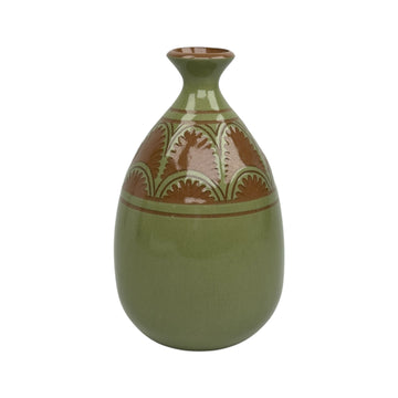 Medium Vase - Sage - Geometric
