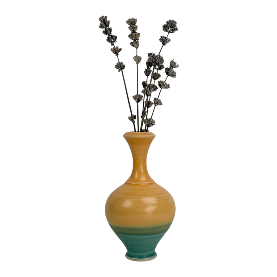 Bud Vase - Yellow/Green