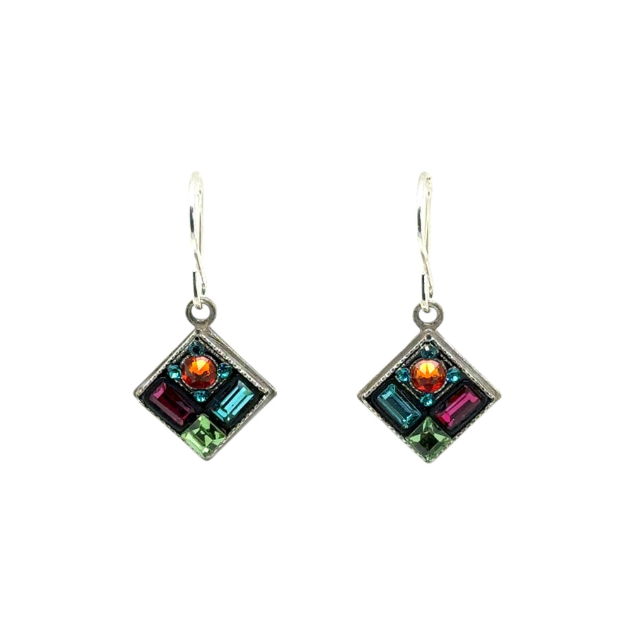 Earrings - Architectural Diamond