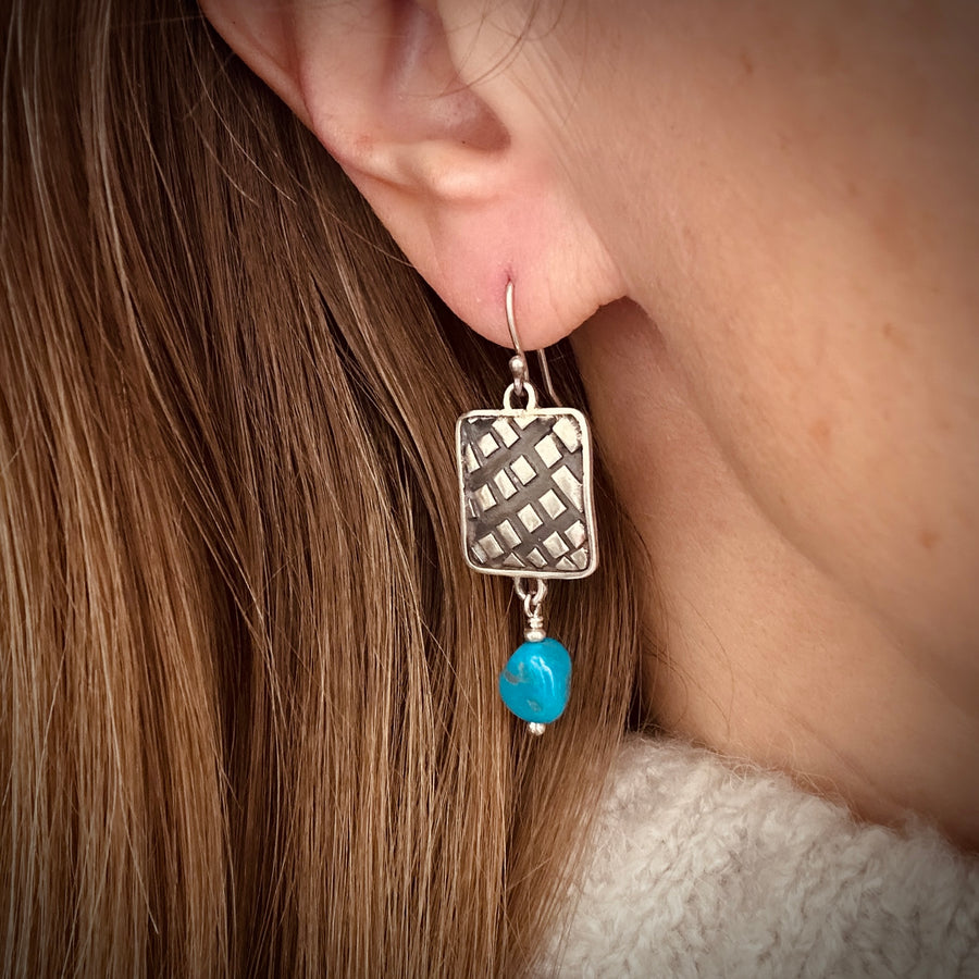 Earrings - Sleeping Beauty Turquoise