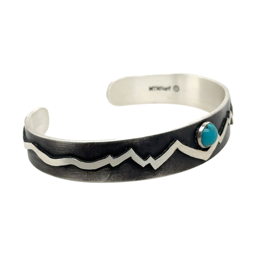 Mountains Bracelet with Turquoise - Tapered