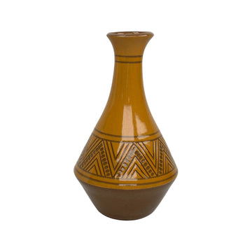 Medium Vase - Gold - Geometric