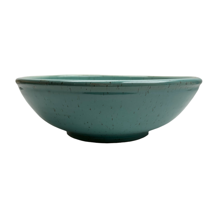 Bowl - Teal Paintbrush - Large