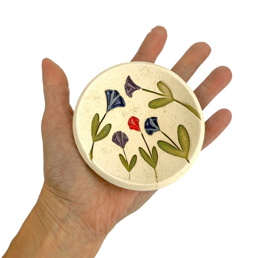 Trinket Dish - Singing Flowers - Small