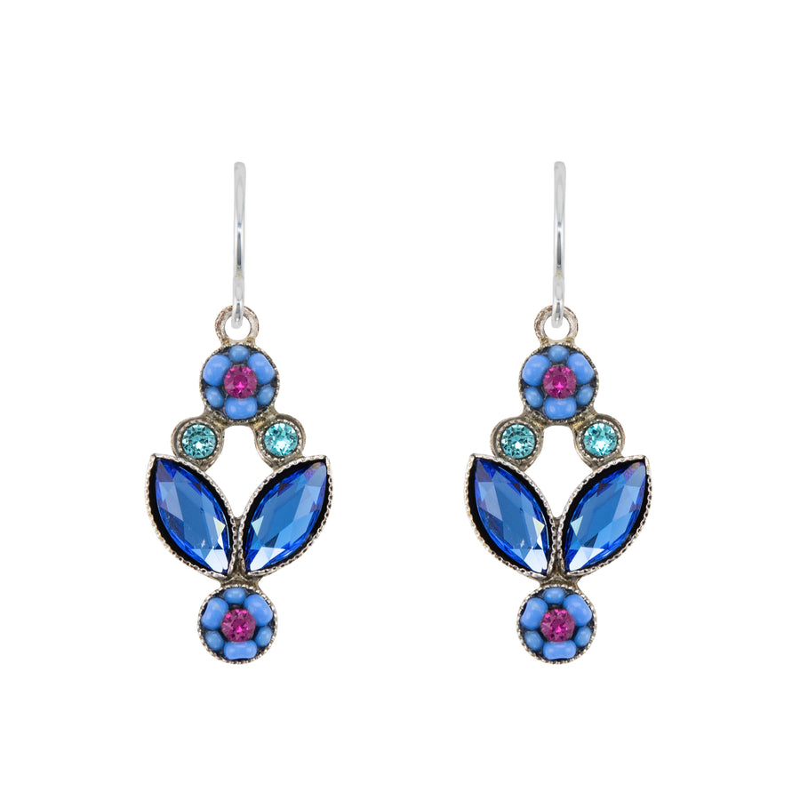 Earrings - Botanical Leaf Flowers