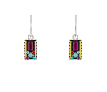 Earrings - Architectural Small Rectangle