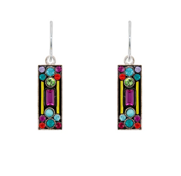 Earrings - Architectural Rectangle