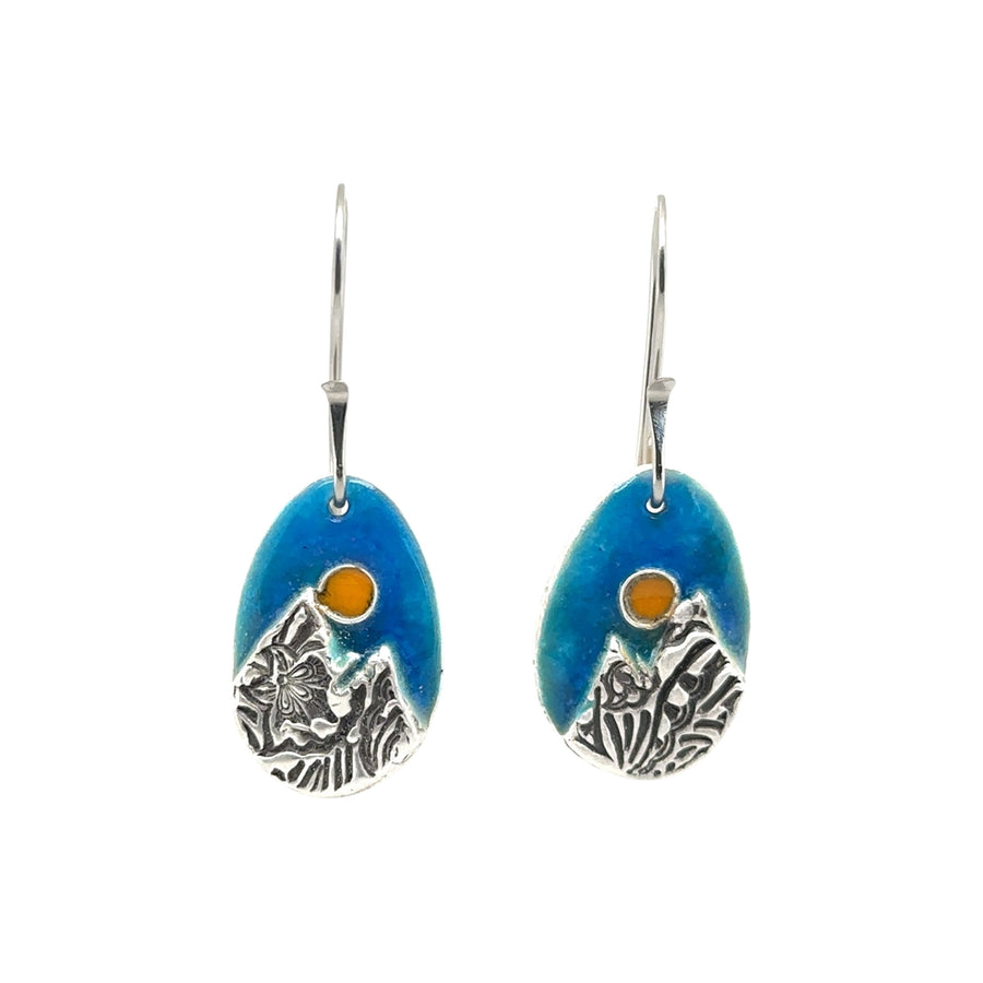 Earrings - Mountain Sunrise