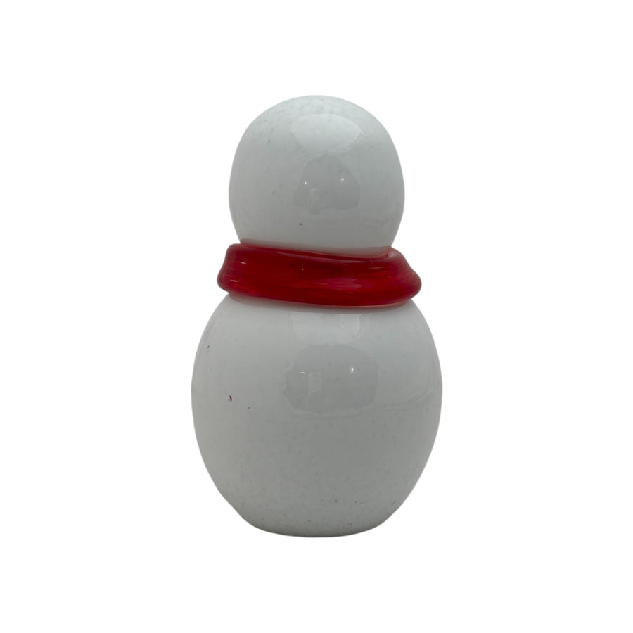 Snowman with Red Scarf