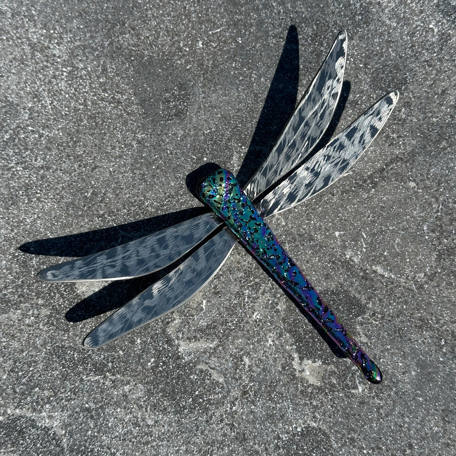 Dichroic Glass Dragonfly