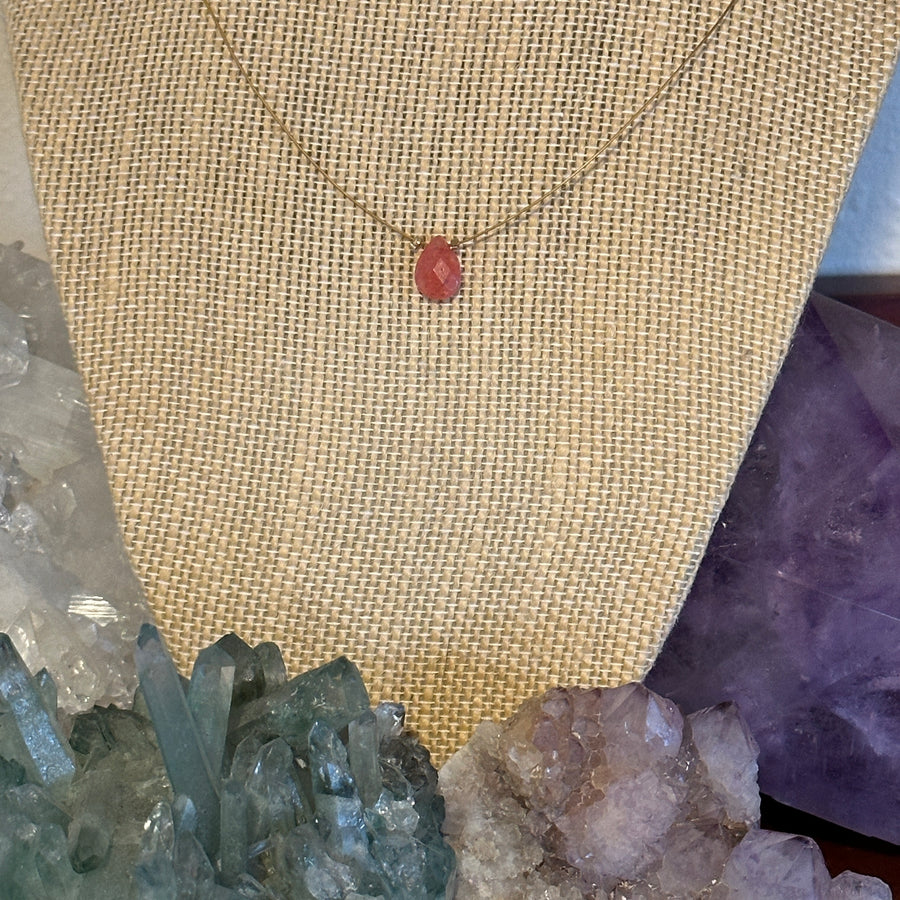 Strawberry Quartz Necklace