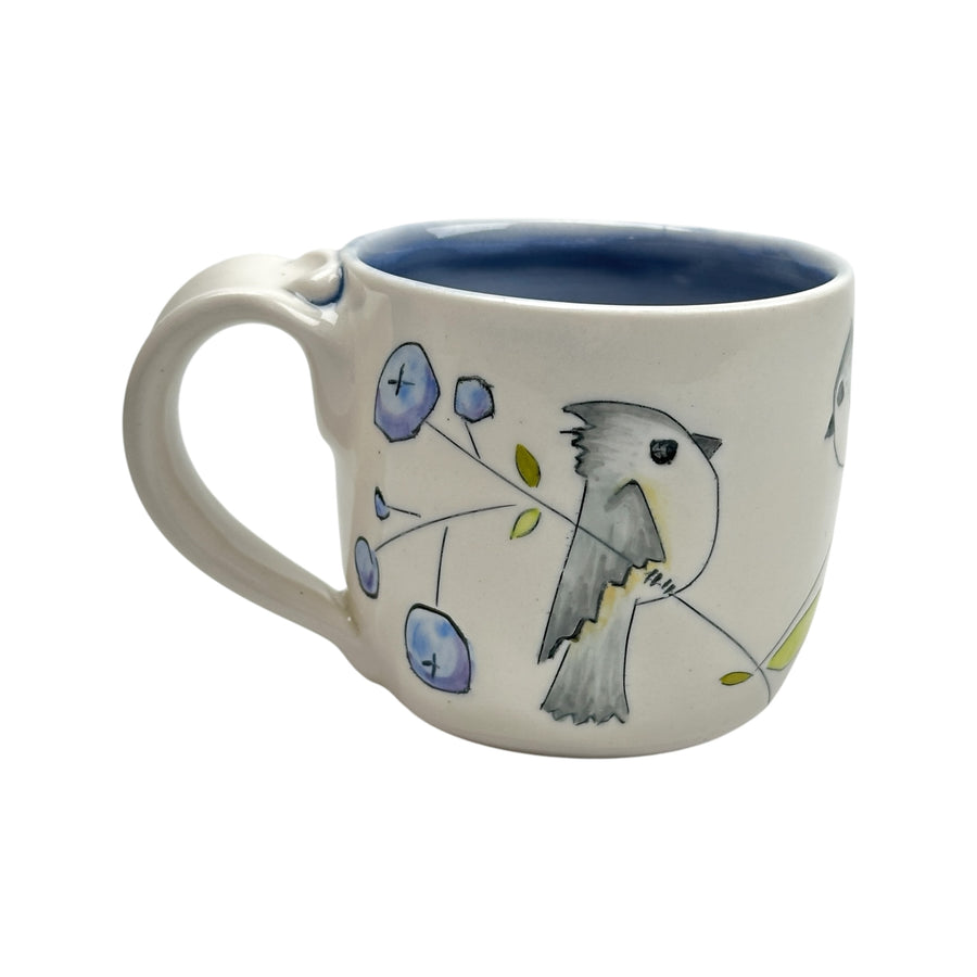 Birds and Blueberries - Mug - Small