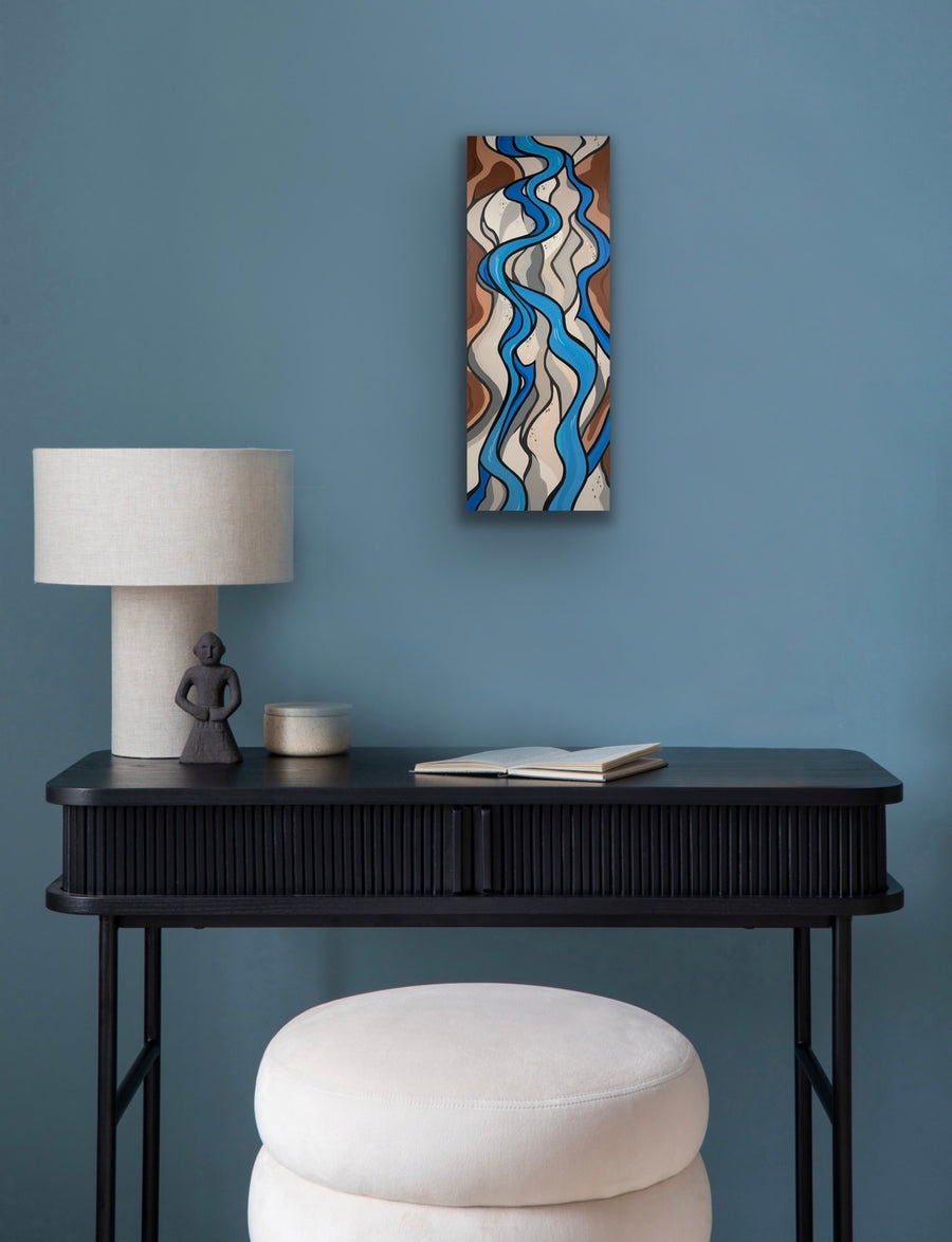 River Abstract #5 - Original Painting