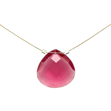Czech Quartz Necklace - Orchid