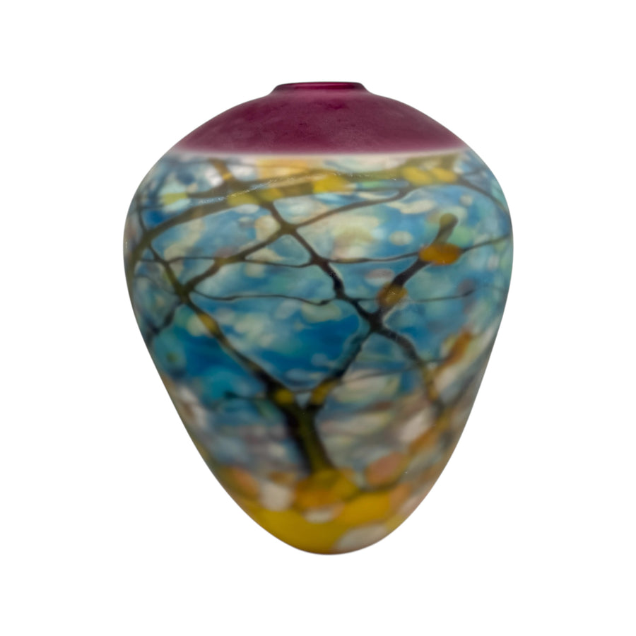 Yellow Vine Incalmo Vase #1006