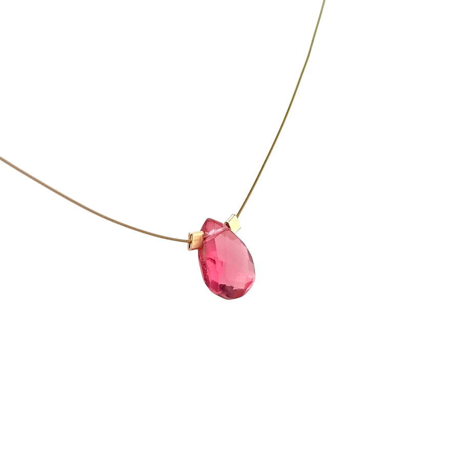 Pink Tourmaline Necklace