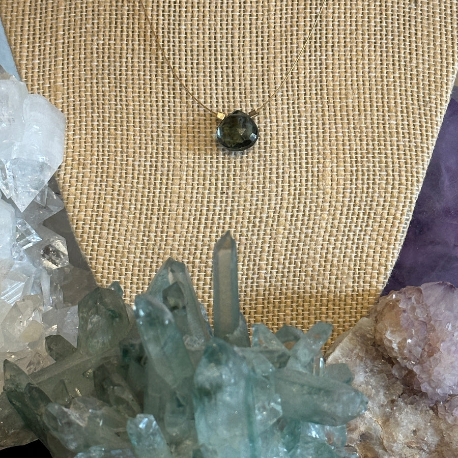 Moss Aquamarine Necklace