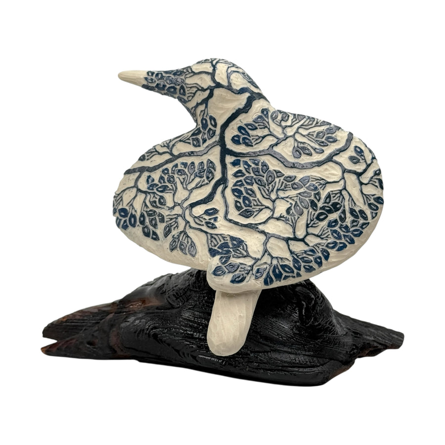 Bird - Carved - Blue #1302