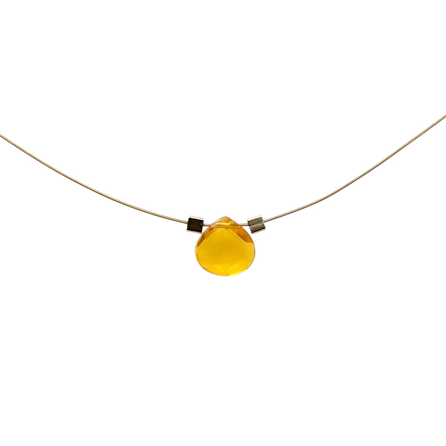 Yellow Topaz Necklace