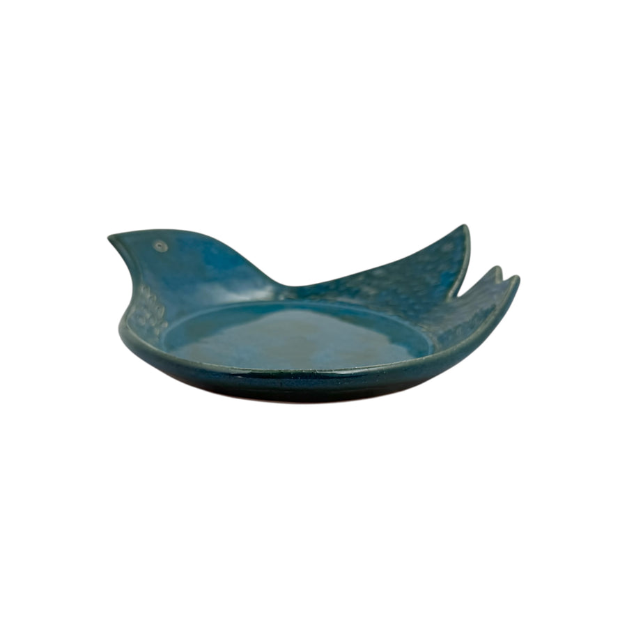 Bird Plate - Large - Teal