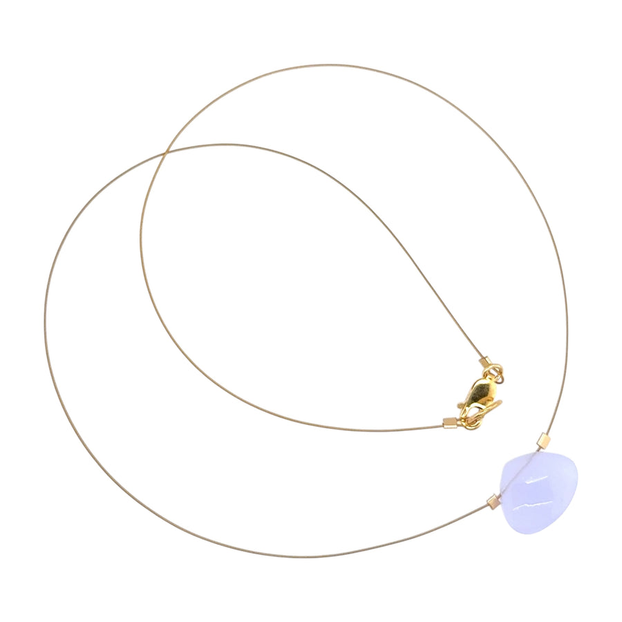 Czech Quartz Necklace - Lilac