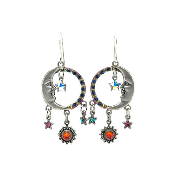 Earrings - Luna Star with Dangles
