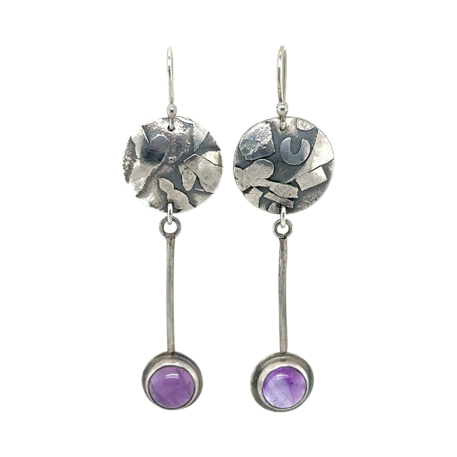 Earrings - Amethyst