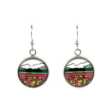 Earrings - Field of Tulips