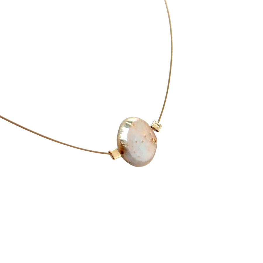 Coin Pearl Necklace