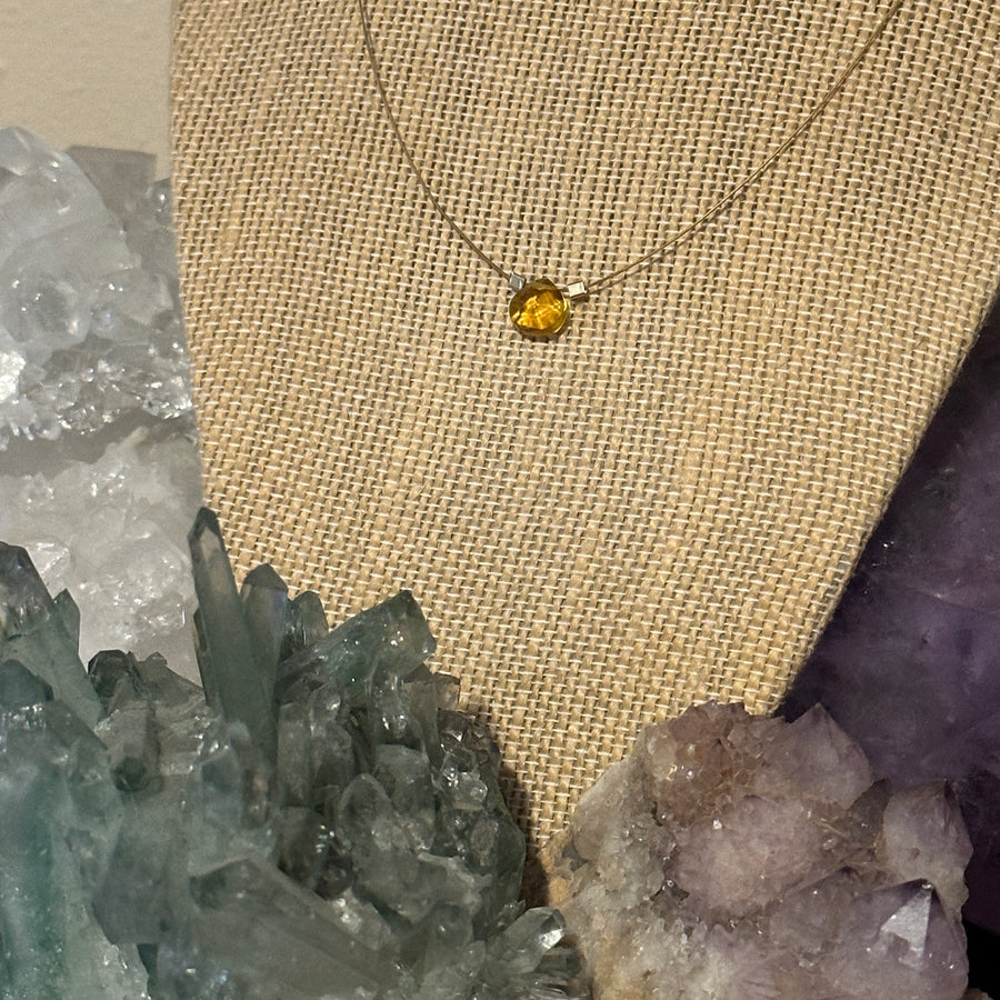 Yellow Topaz Necklace