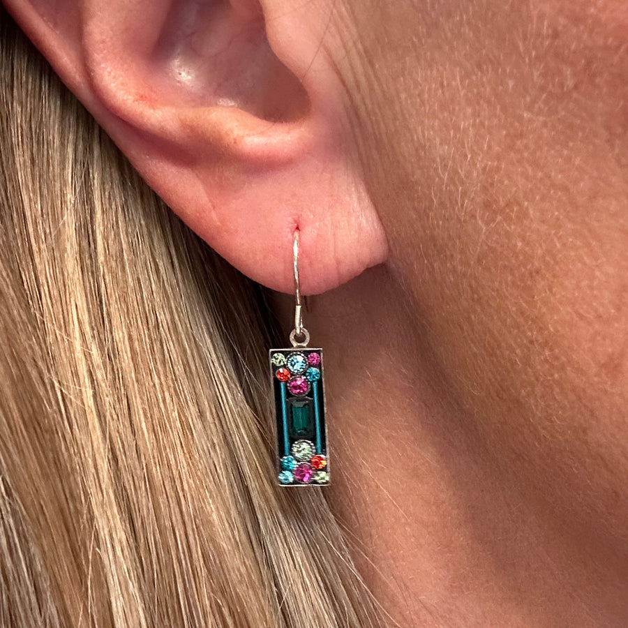 Earrings - Architectural Rectangle - Large