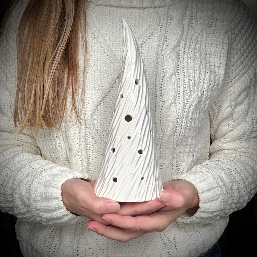 Whimsical Tree - White