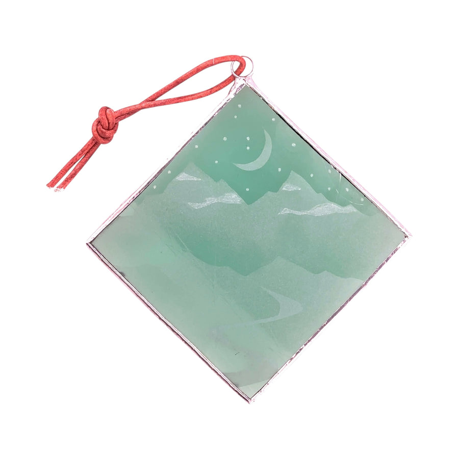 Etched Glass Suncatcher - Landscape