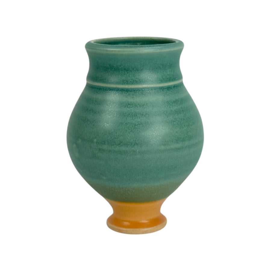 Bud Vase - Green/Yellow