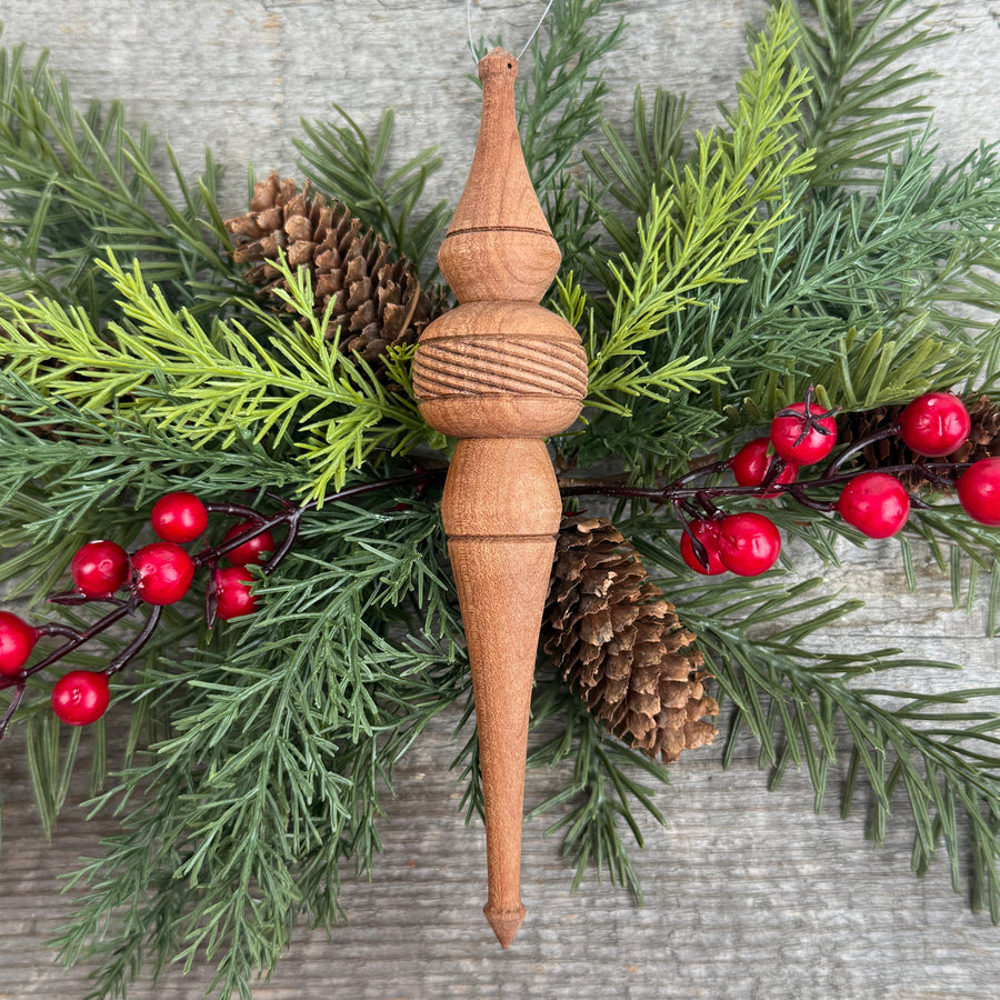 Ornament - Spire - Walnut