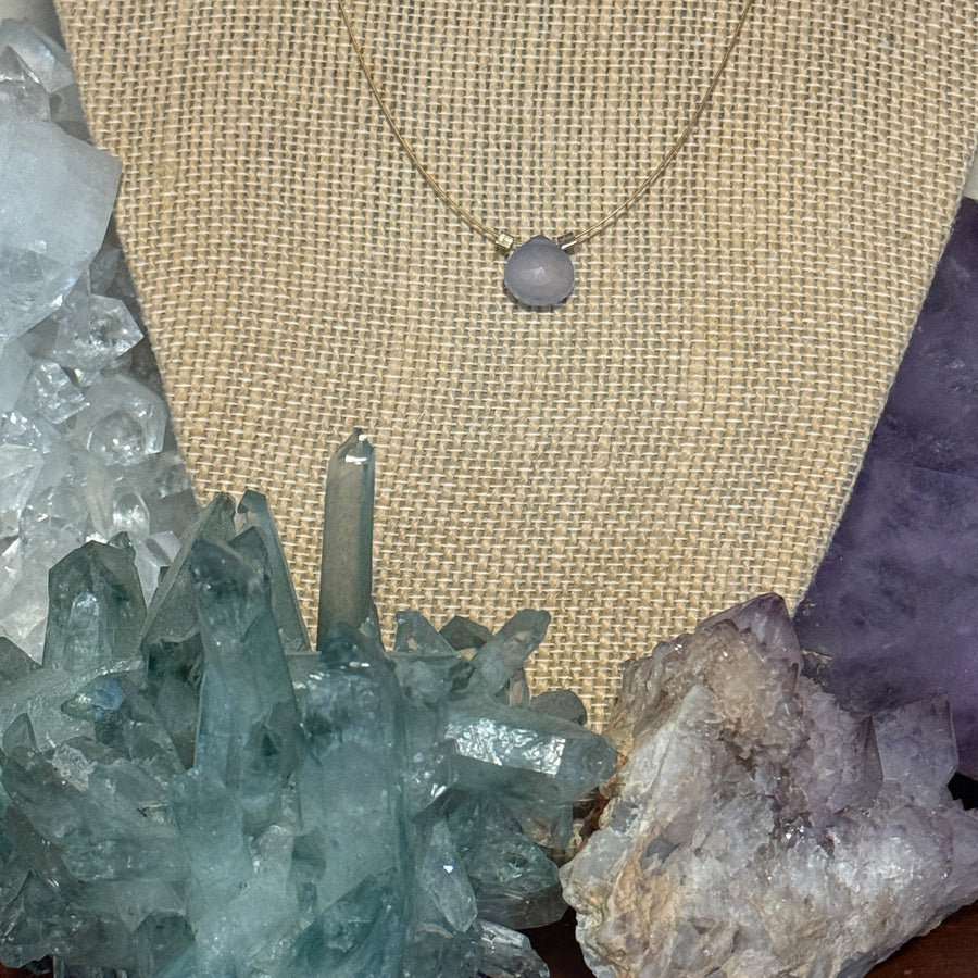 Blue Chalcedony Necklace